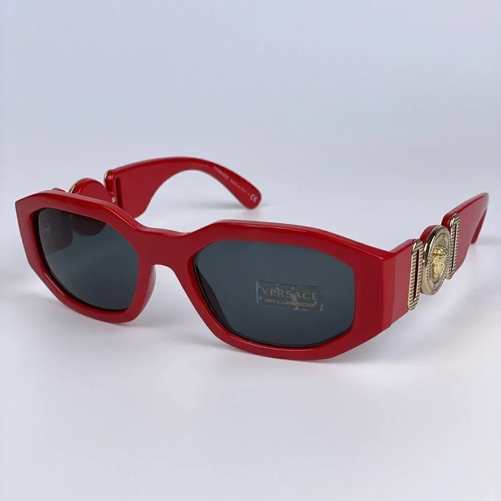 NEW Versace VE4361 533087 Red Medusa Biggie Unisex Sunglasses